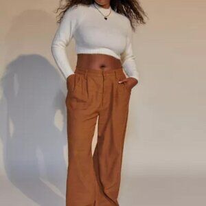 Urban Outfitters Elliot Low-Slung Pleated Pants